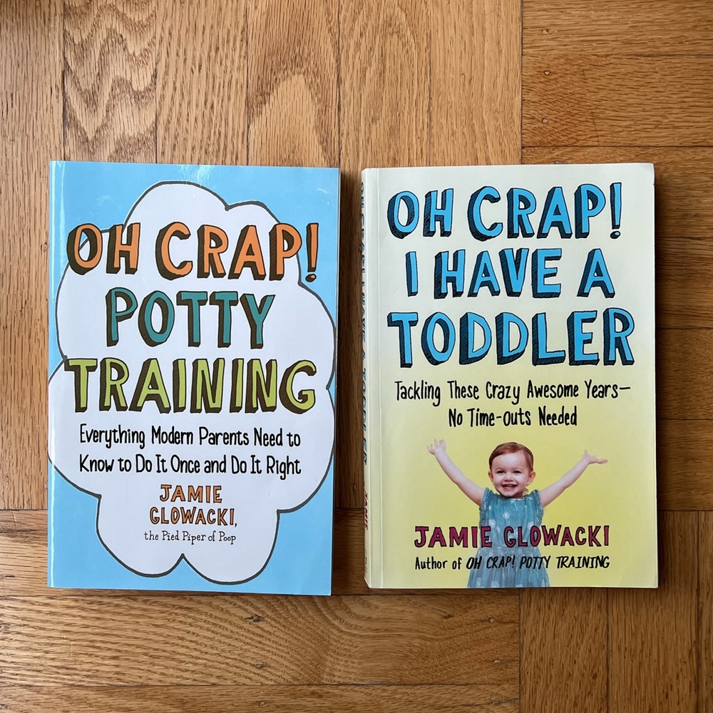 Oh Crap! Potty Training Jamie Glowacki Book Bundle